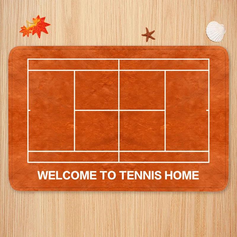 Sports Theme Carpet Mat Tennis - Badminton Umpire บทวิจารณ์และราคา