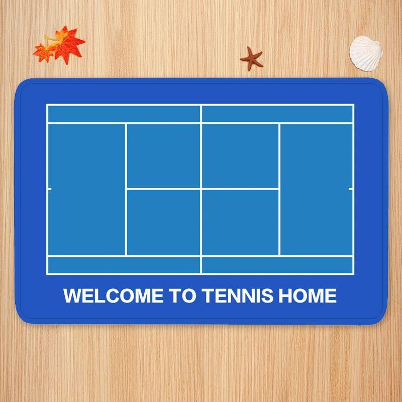 Sports Theme Carpet Mat Tennis - Badminton Umpire บทวิจารณ์และราคา