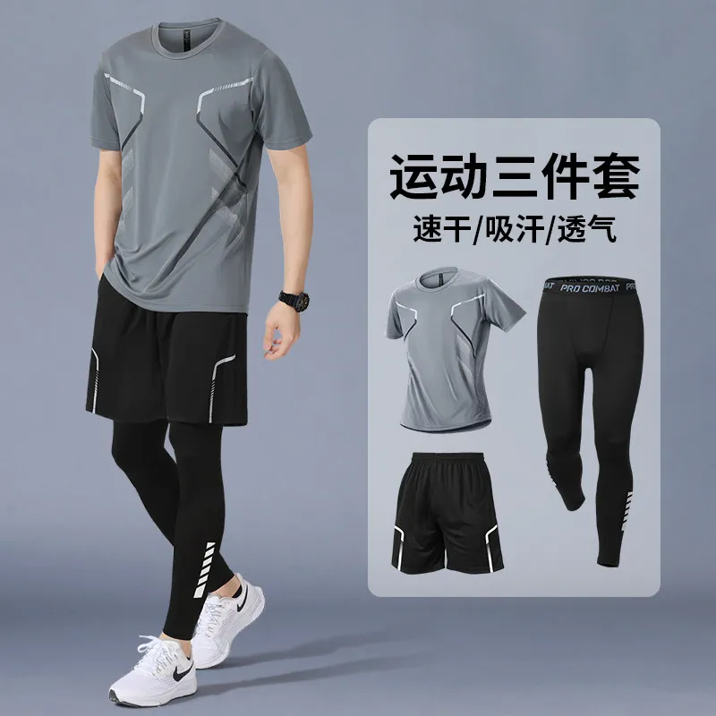 Men's New Spring/Summer Quick- - T Shirt Dry Fit บทวิจารณ์และราคา