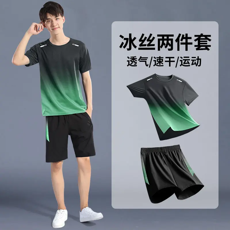Men's Summer Ice Silk Quick-Dr - T Shirt Dry Fit บทวิจารณ์และราคา