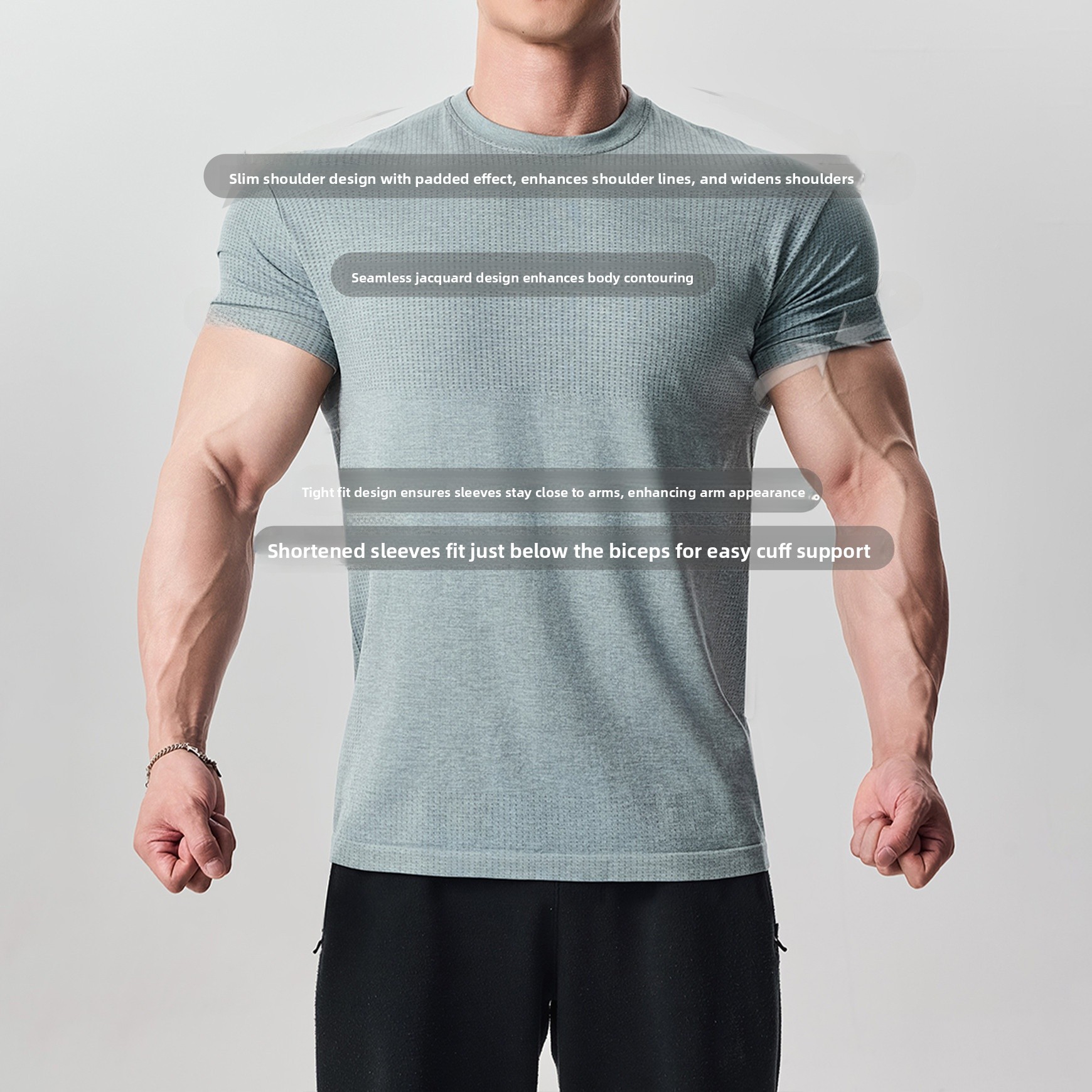 Gymdog Men's Seamless T-Shirt  - T Shirt Dry Fit บทวิจารณ์และราคา