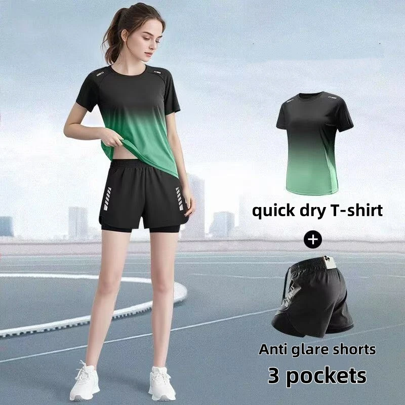 Women's sportswear set, runnin - Badminton Jersey บทวิจารณ์และราคา