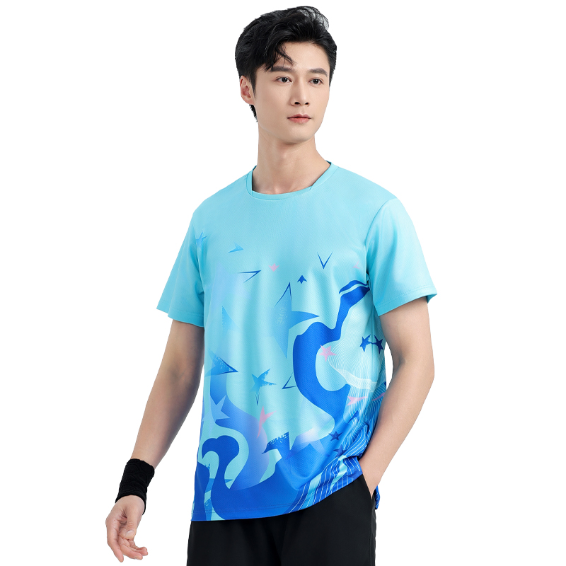 Badminton Table Tee Men 3D Pri - Badminton Jersey บทวิจารณ์และราคา