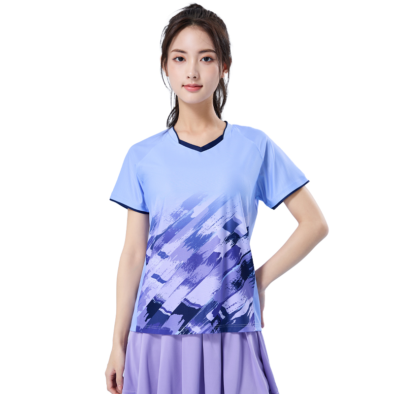 Badminton Shirts Women 3D Prin - Badminton Jersey บทวิจารณ์และราคา