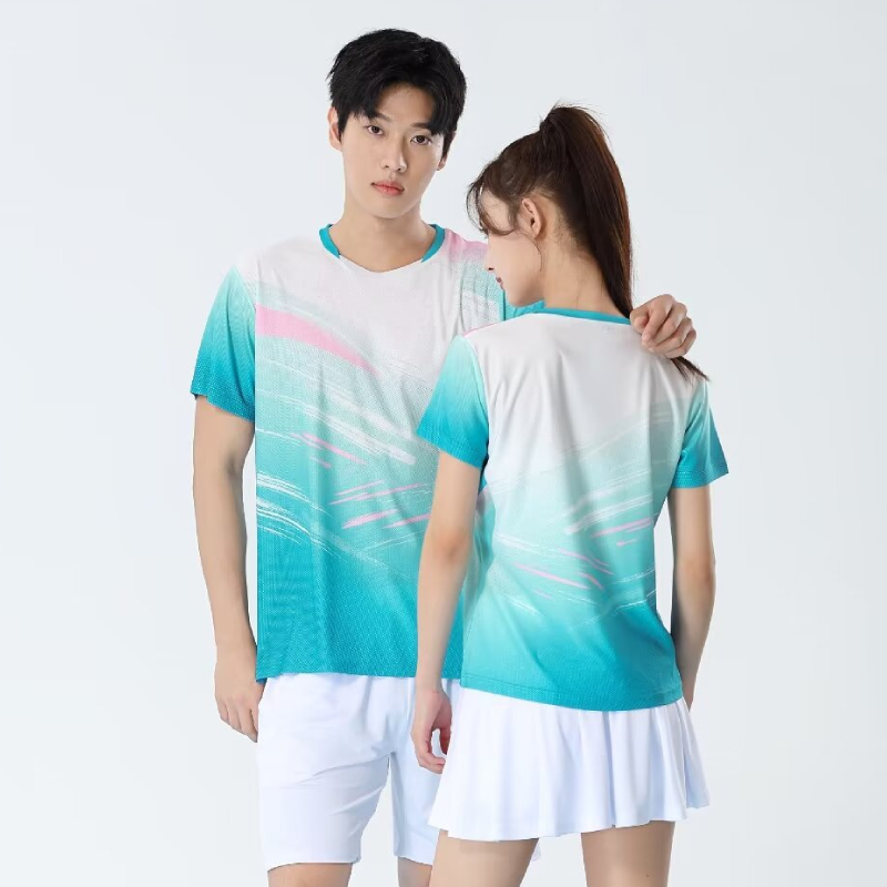 Unisex Table Tennis T-shirt Pr - Badminton Jersey บทวิจารณ์และราคา