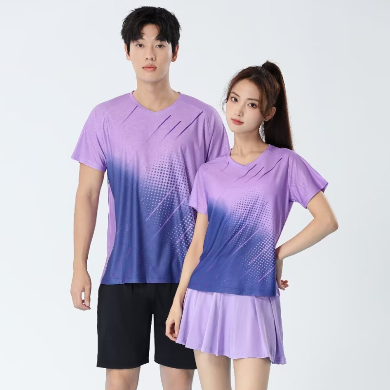 Unisex Table Tennis T-shirt Pr - Badminton Jersey บทวิจารณ์และราคา