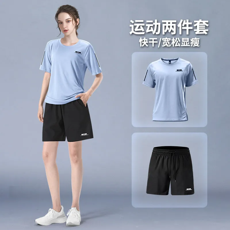 Women's 2-Piece Summer Athleti - T Shirt Dry Fit บทวิจารณ์และราคา