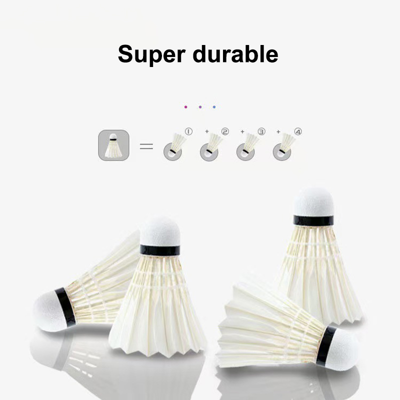 3/6Pcs Badminton Balls Shuttle - Badminton Shuttlecock บทวิจารณ์และราคา