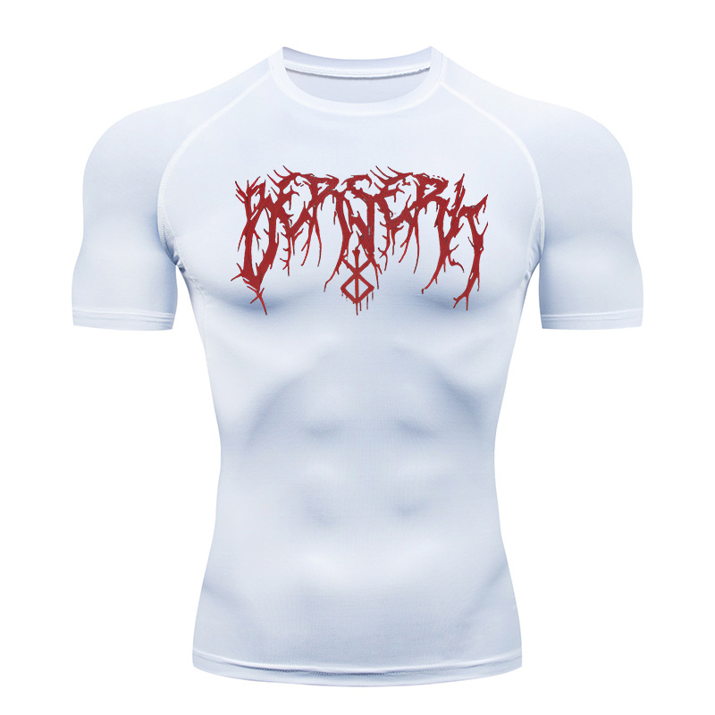 Gym Workout Rash Guard for Men - T Shirt Dry Fit บทวิจารณ์และราคา