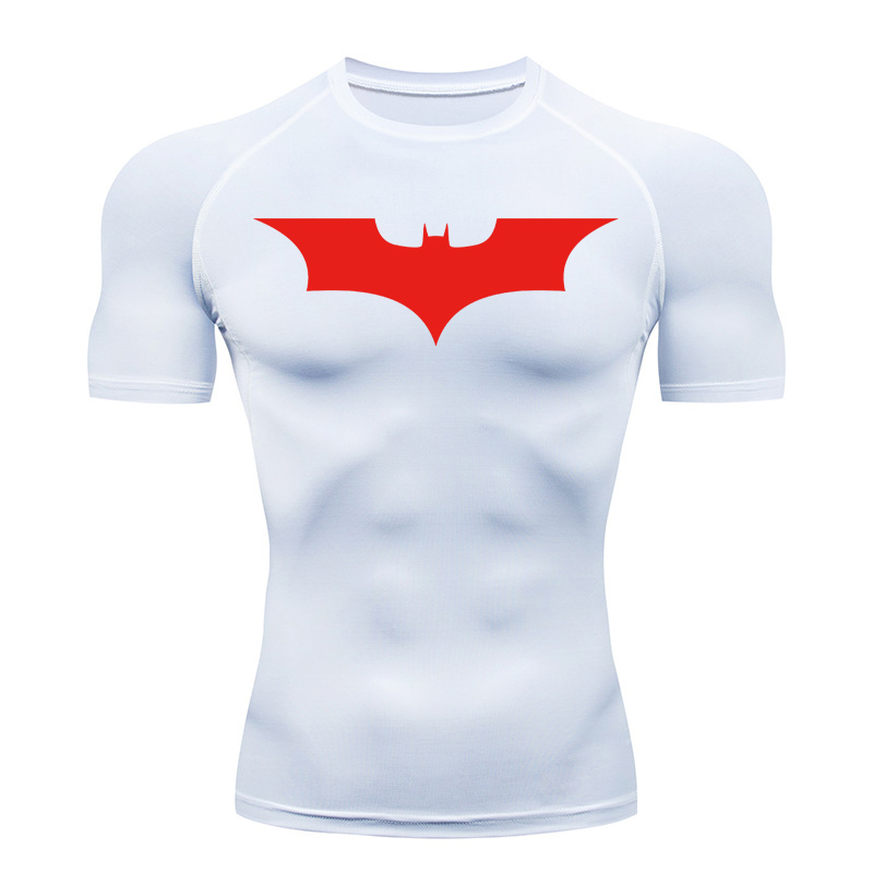 Bat Print Compression Shirts f - T Shirt Dry Fit บทวิจารณ์และราคา
