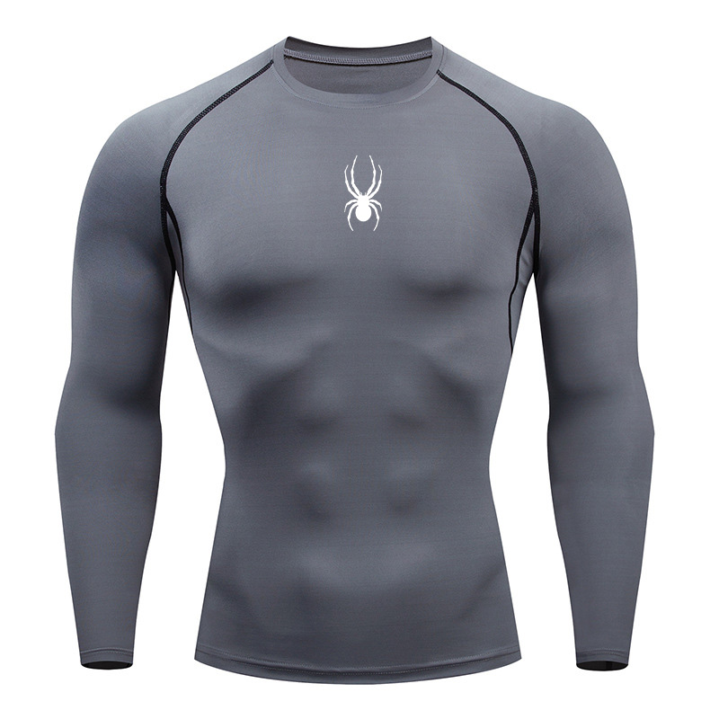 Men's long sleeved fitness T-s - T Shirt Dry Fit บทวิจารณ์และราคา