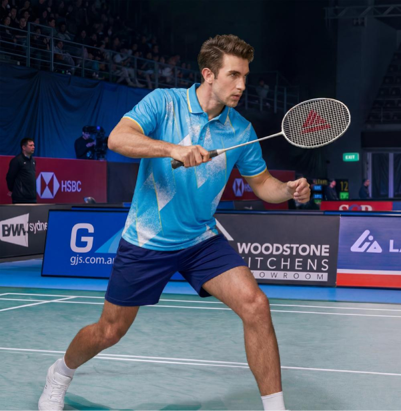 Men's Badminton Polo Shirt Cus - Badminton Jersey บทวิจารณ์และราคา