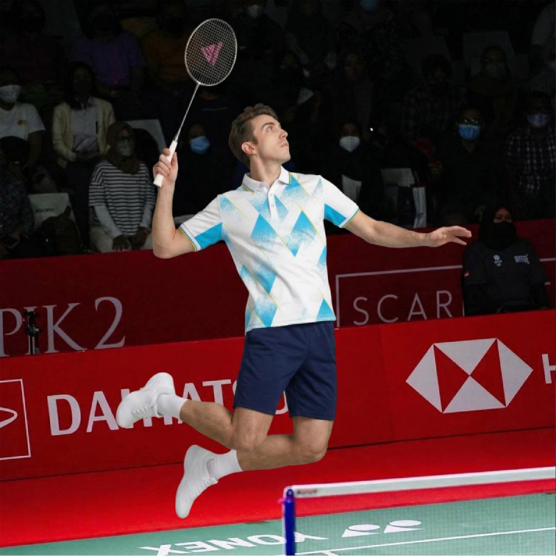 Men's Badminton Polo Shirt Cus - Badminton Jersey บทวิจารณ์และราคา