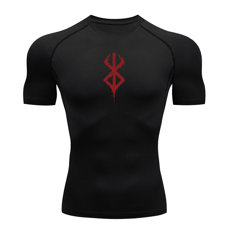 Men's Print Compression Shirts - T Shirt Dry Fit บทวิจารณ์และราคา