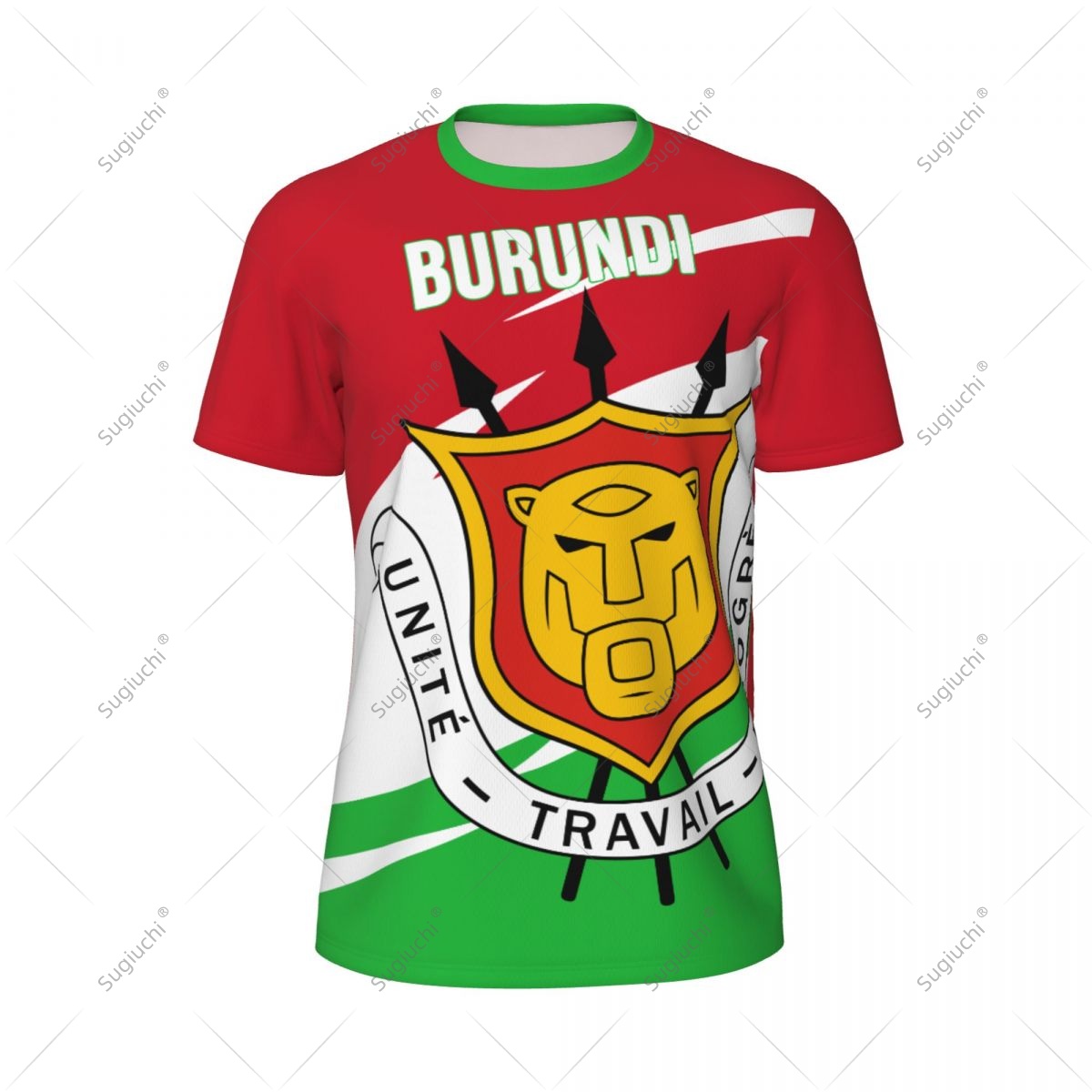 Burundi Flag Men Sports T-shir - Badminton Jersey บทวิจารณ์และราคา