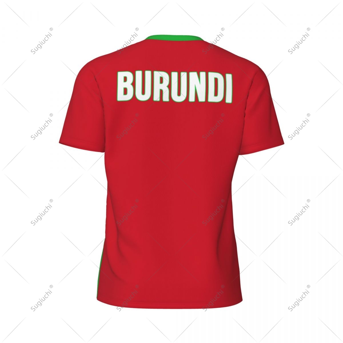 Burundi Flag Men Sports T-shir - Badminton Jersey บทวิจารณ์และราคา
