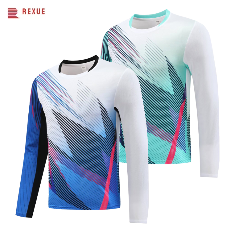 Long Sleeve Badminton Shirt Un - Badminton Jersey บทวิจารณ์และราคา