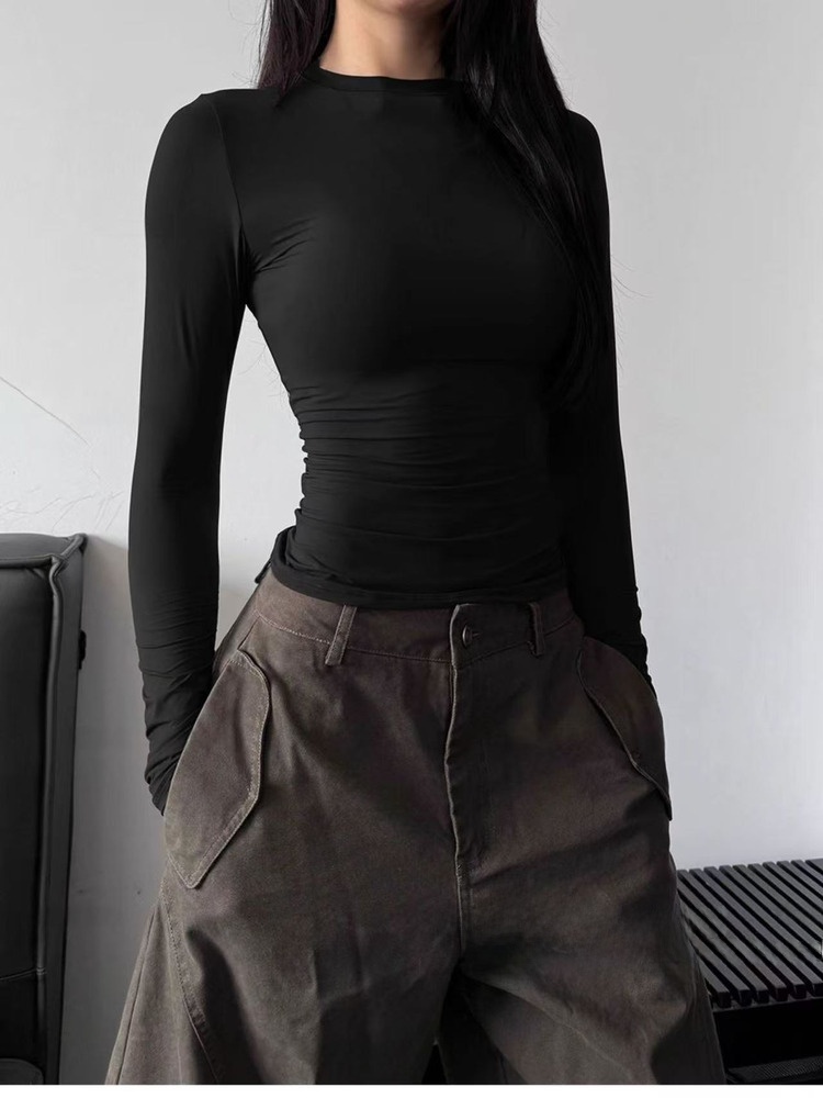 Slim Fit Long Sleeve Yoga Fitn - T Shirt Dry Fit บทวิจารณ์และราคา